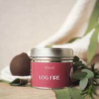 Pintail Candles Log Fire Tin Candle Extra Image 1 Preview
